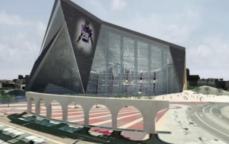 Illustration for article titled This Is The New Vikings Stadium